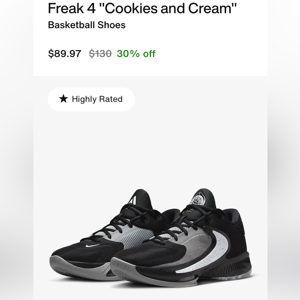 NWOB: Nike Freaks 4 “Cookies and Cream”